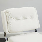 Art Leon Modern and Comfortable Velvet Armless Accent Chair