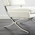 Art Leon Modern and Comfortable Velvet Armless Accent Chair