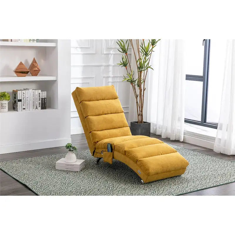 Linen Chaise Lounge Indoor Chair