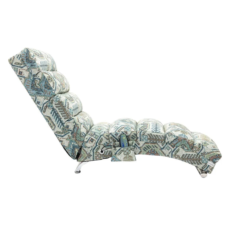 Linen Chaise Lounge Indoor Chair