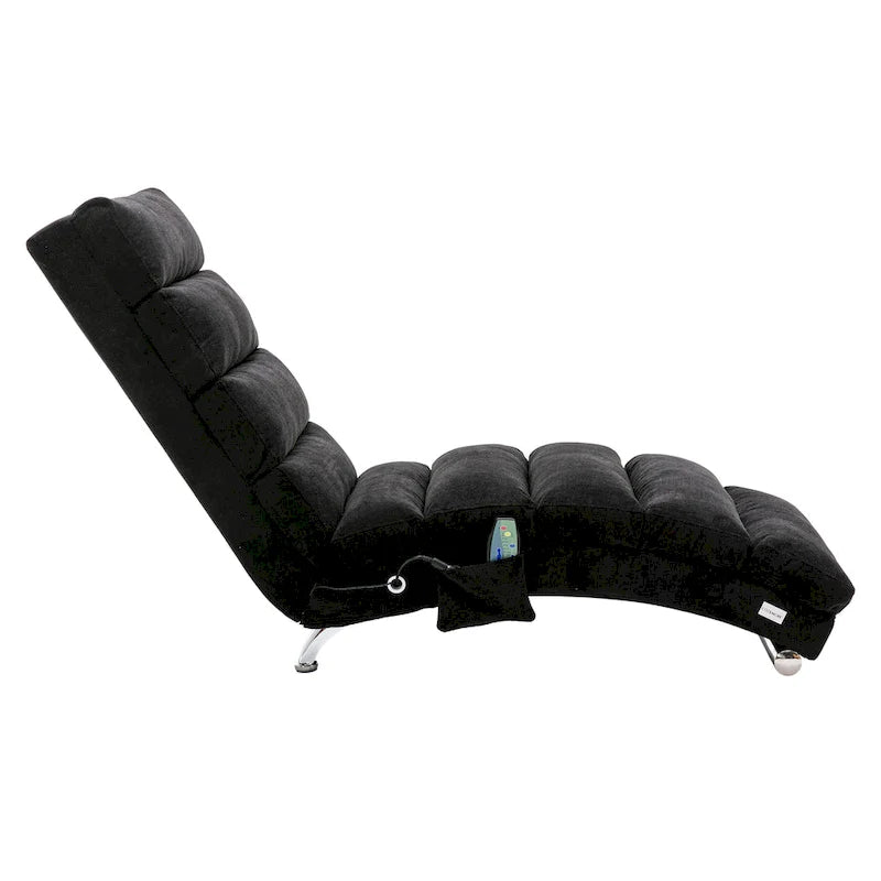 Linen Chaise Lounge Indoor Chair