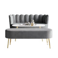 CraftPorch Luxurious Velvet Upholstered 3-piece Living Set