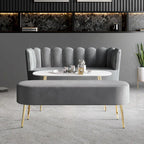 CraftPorch Luxurious Velvet Upholstered 3-piece Living Set