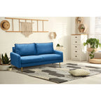 70 Velvet Square Arm Sofa
