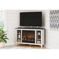 Arlenbry 48 Corner TV Stand with Electric Fireplace - 48W x 15.75D x 28.5H