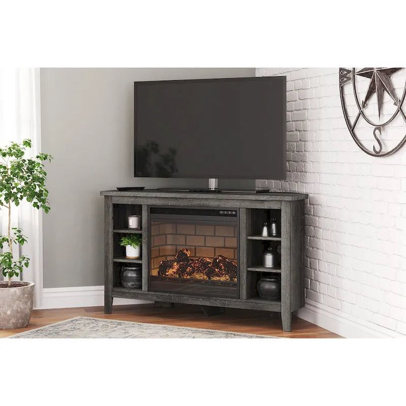  Arlenbry 48 Corner TV Stand with Electric Fireplace - 48W x 15.75D x 28.5H