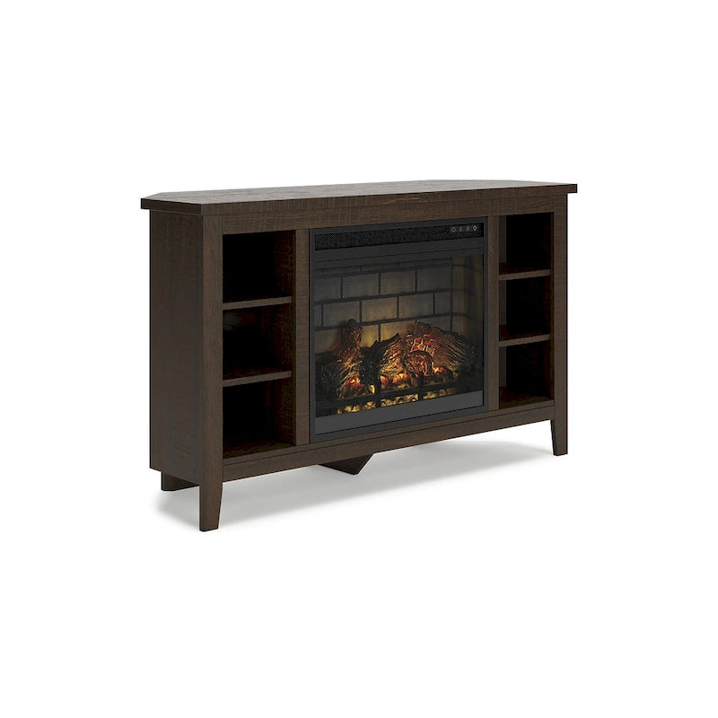 Arlenbry 48 Corner TV Stand with Electric Fireplace - 48W x 15.75D x 28.5H