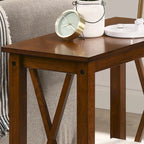 Joya Farmhouse 12-inch Faux Marble 1-Shelf Side Table by