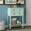 Nestfair Narrow Console Table with 3 Drawers and Shelf