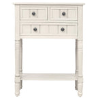 Nestfair Narrow Console Table with 3 Drawers and Shelf
