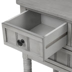 Nestfair Narrow Console Table with 3 Drawers and Shelf