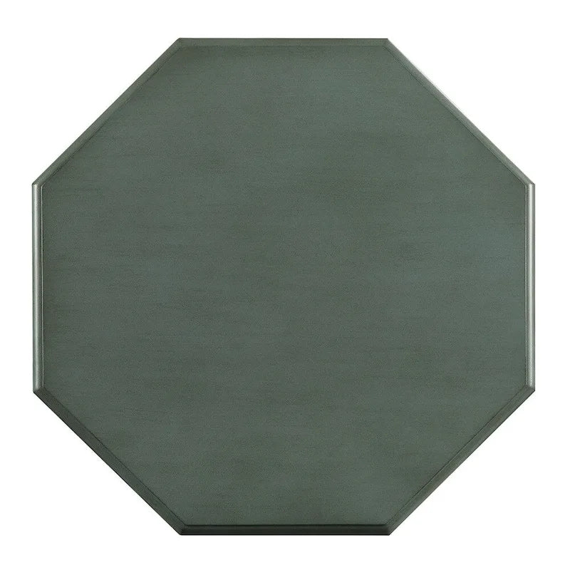 Solid Wood Octagon Side Table - Pedestal Base - 24 - 3 Finish Options