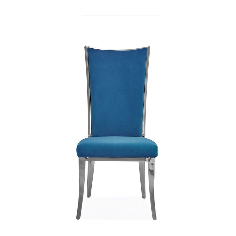 Massimo Silver Stainless Steel Dining Chair