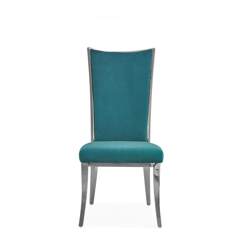 Massimo Silver Stainless Steel Dining Chair