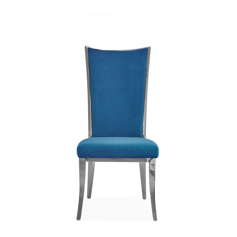 Massimo Silver Stainless Steel Dining Chair