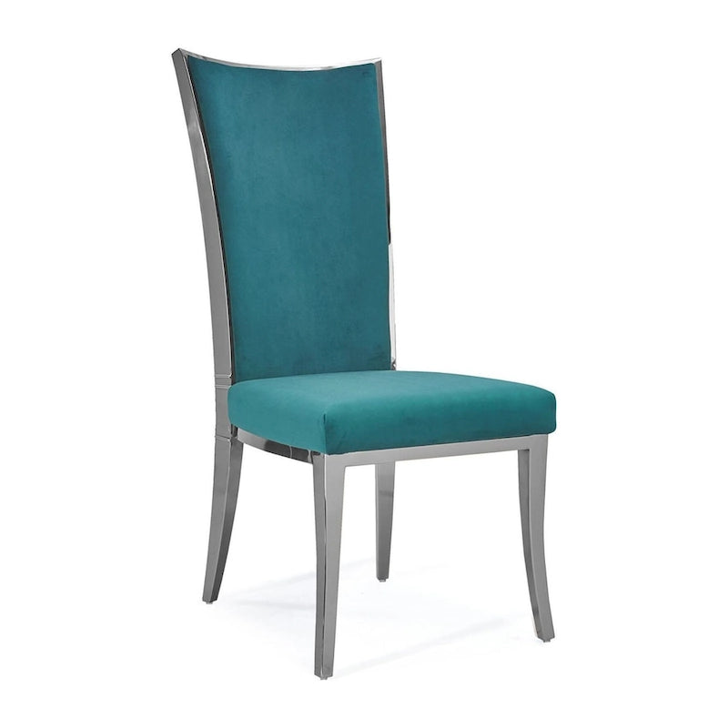 Massimo Silver Stainless Steel Dining Chair