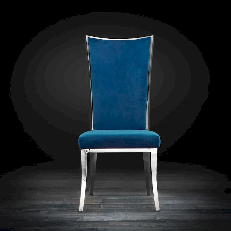 Massimo Silver Stainless Steel Dining Chair