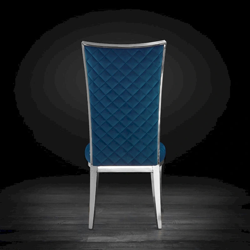Massimo Silver Stainless Steel Dining Chair