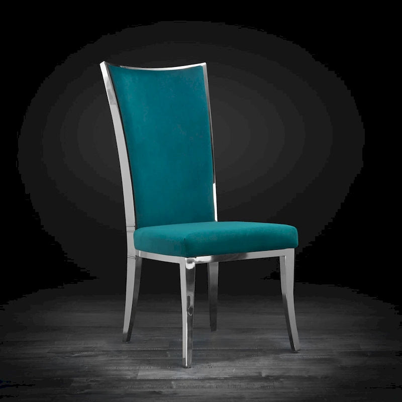 Massimo Silver Stainless Steel Dining Chair