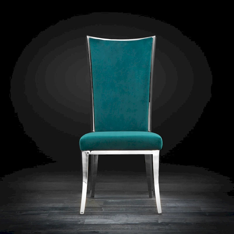 Massimo Silver Stainless Steel Dining Chair