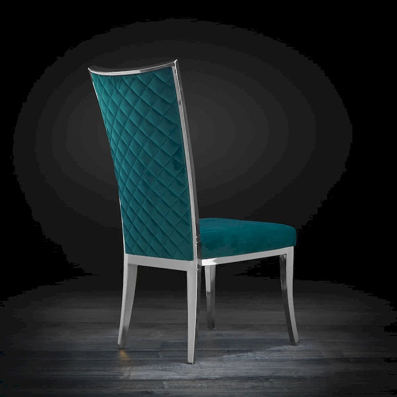 Massimo Silver Stainless Steel Dining Chair