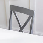 Middlebrook 5-Piece Dining Set with X-Back Side Chairs