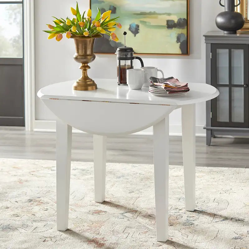 Simple Living Rollo Solid Wood 5-piece Drop-Leaf Dining Set