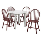 Simple Living Rollo Solid Wood 5-piece Drop-Leaf Dining Set