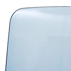 Stackable Acrylic Minimalist Plastic Dining Chair Modern Full Back Transparent Accent Side Chair for Kitchen Set of 2