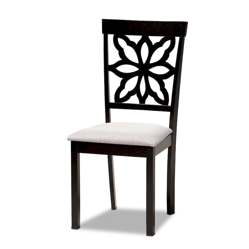 Dallas Modern and Contemporary Wood 7-Piece Dining Set