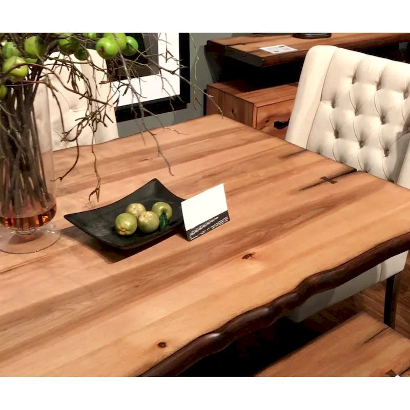 Handcrafted Live Edge Design Dining Collection