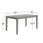 Wilmington II 60-inch Rectangular Dining Table by  Classic