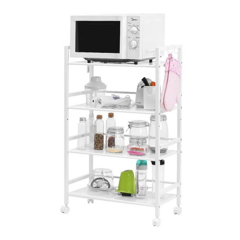 3- OR 4-tier Wheeled Steel Kitchen Island Cart