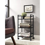 3- OR 4-tier Wheeled Steel Kitchen Island Cart