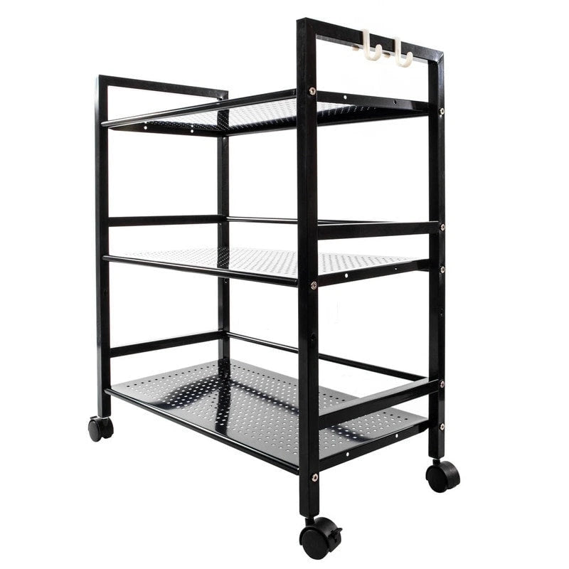 3- OR 4-tier Wheeled Steel Kitchen Island Cart