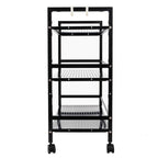 3- OR 4-tier Wheeled Steel Kitchen Island Cart