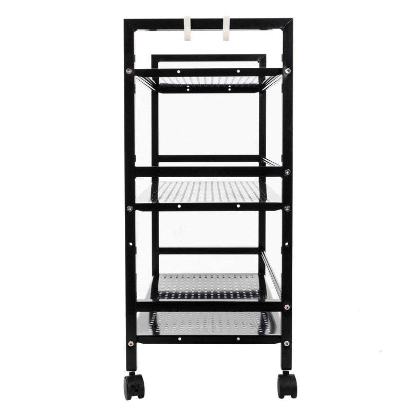 3- OR 4-tier Wheeled Steel Kitchen Island Cart