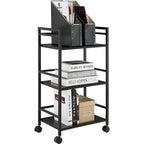 3- OR 4-tier Wheeled Steel Kitchen Island Cart