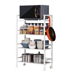 3- OR 4-tier Wheeled Steel Kitchen Island Cart