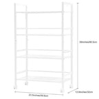 3- OR 4-tier Wheeled Steel Kitchen Island Cart