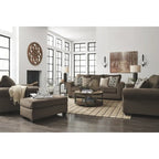 Roybeck Table (Set of 3) - Light Brown/Bronze - 38 W x 38 D x 18 H