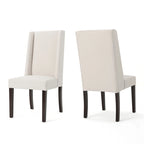 Rory Contemporary Fabric Wingback Dining Chair (Set of 2) by