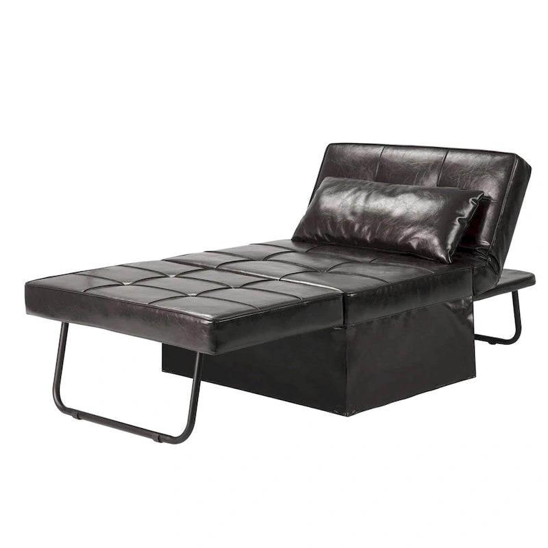 Zenova 4-1 Adjustable Sleeper Sofa Chair with Ottoman, Sofa Bed ,Couch Bed