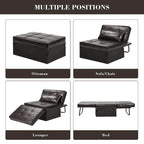 Zenova 4-1 Adjustable Sleeper Sofa Chair with Ottoman, Sofa Bed ,Couch Bed