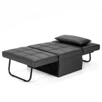 Zenova 4-1 Adjustable Sleeper Sofa Chair with Ottoman, Sofa Bed ,Couch Bed