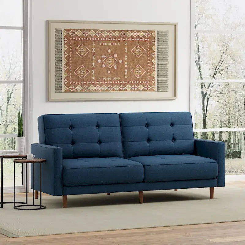 81.5 Sleeper Sofa with 8-Button Tufting
