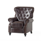 Walder Contemporary Tufted Recliner with Nailhead Trim by