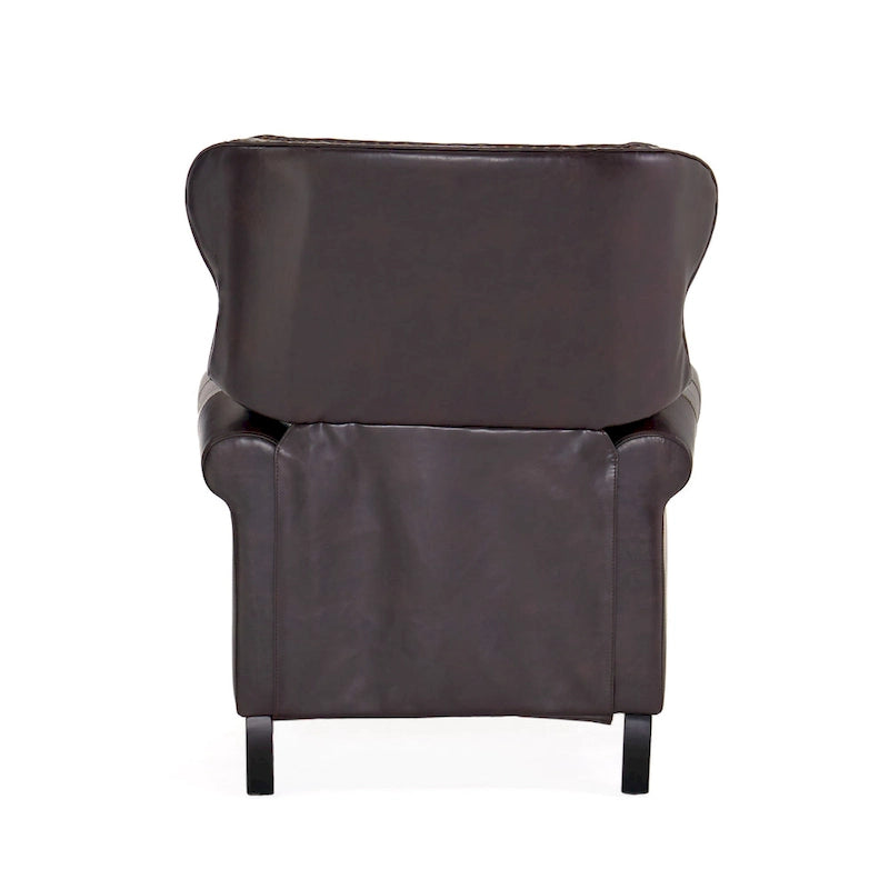 Walder Contemporary Tufted Recliner with Nailhead Trim by