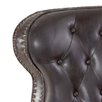 Walder Contemporary Tufted Recliner with Nailhead Trim by