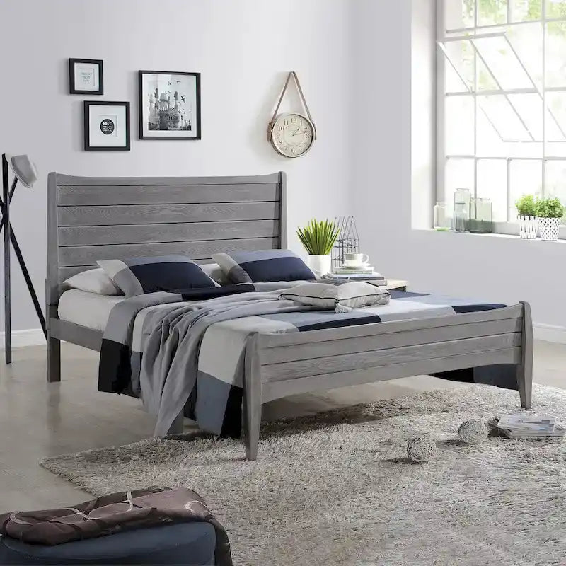 Devonshire Rustic Queen Platform Bed by 